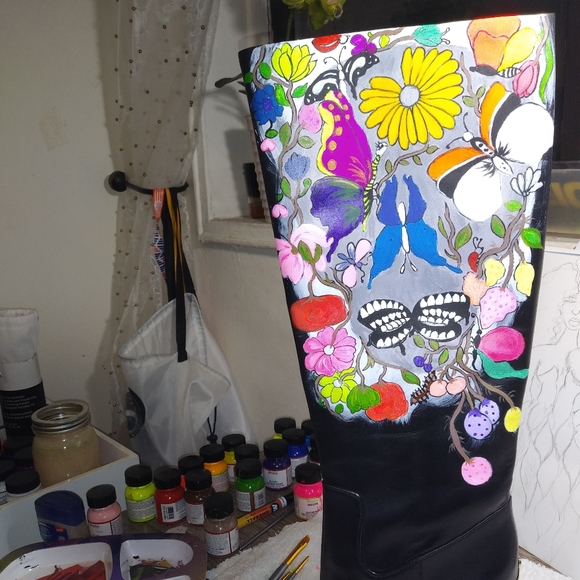 MICHAEL KORS KNEE HIGH BOOTS, Size 7 5 - Picture 10 of 12